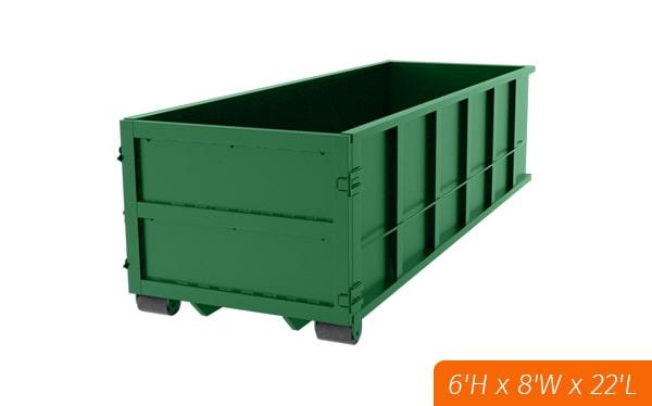 a thirty yard dumpster is typically ideal for larger projects such as commercial construction or major home renovations